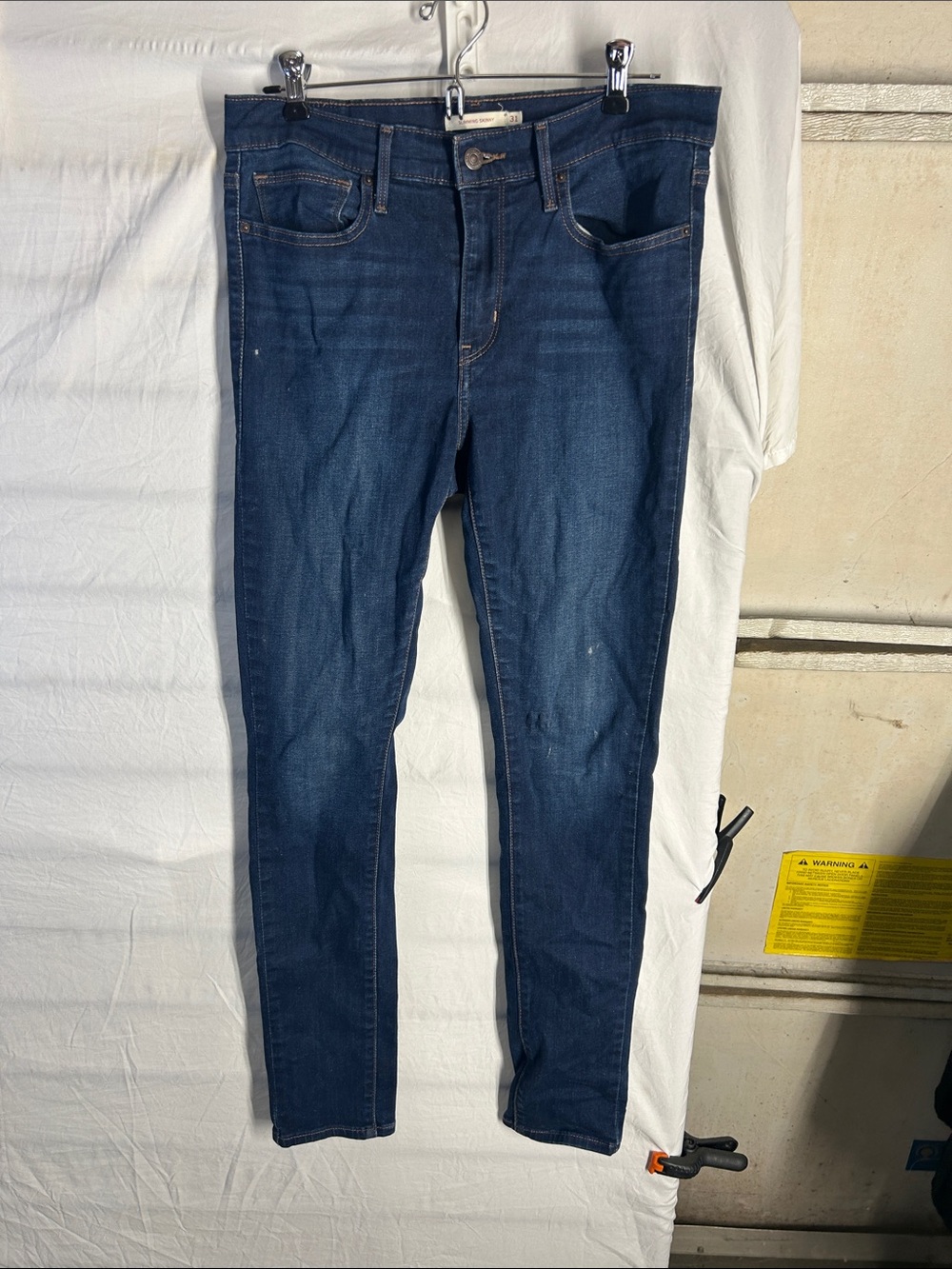 Levi's Men's Deep Blue Skinny Jeans